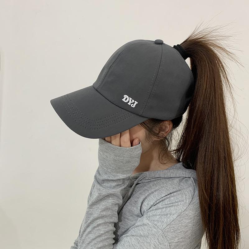 Бейсболка с высоким хвостом женская летняя солнцезащитная, защита от солнца, кепка с открытым верхом, уличная маска для лица, защита от УФ-лучей, солнцезащитная шляпа