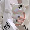 Прозрачный мягкий чехол для телефона с милым мультяшным 3d лазерным медведем для Iphone 14 12 11 13 Pro Max 11 12 13 14, защитный чехол для девочек, подарки, принципиально