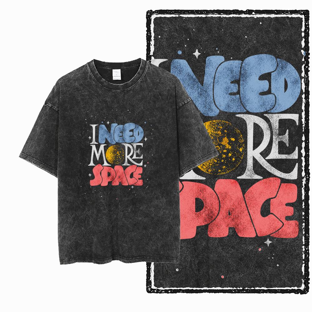 SA ASTRONAUT КОСМИЧЕСКИЕ ТЕМЫ Хлопковая Футболка с Графическим Принтом и Кислотной Стиркой Унисекс Крутая Уличная Одежда Мужские Футболки Футболка Большого Размера для мужчин