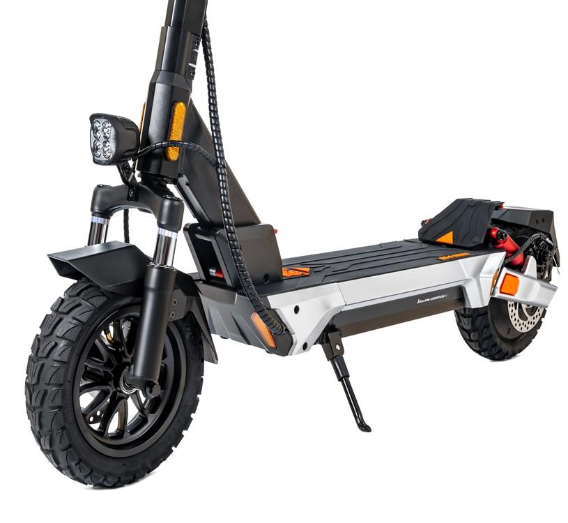 KuKirin M4 Max foldbar elektrisk scooter 800W, 48V 18,2Ah batteri, tophastighed 45 km/t, 10 tommer dæk, støddæmper for og bag