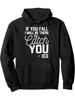 Ice Skating 'Figure If You Fall I Will Be There to Catch You' Hoodie - Premium Quality Blend Pullover with Durable Print Long Slee