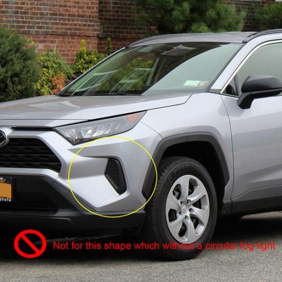 Для Toyota Rav4 Rav 4 2019-2025 Крышка противотуманной фары из углеродного волокна / Накладка передней фары