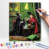 Disney Малефисента и Принц Филипп Набор для масляной живописи Настенное искусство Домашний декор Подарок