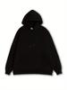 Retro Religious Art Theme Pullover Hoodie Virgin Mary & Rose Vintage Painting Back Print Loose Hip Hop Sport Street Male Top