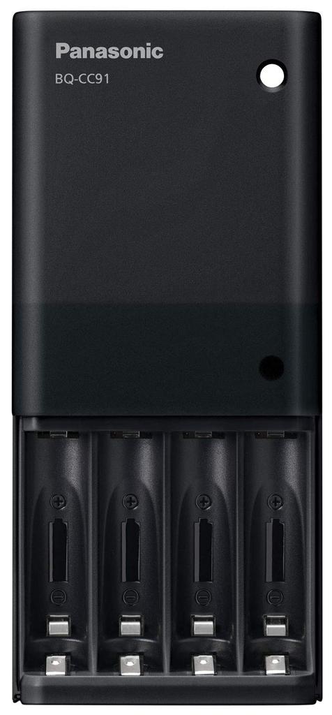 Panasonic USB Charger for AA and AAA Black BQ-CC91AM-K Input/Output Batteries,