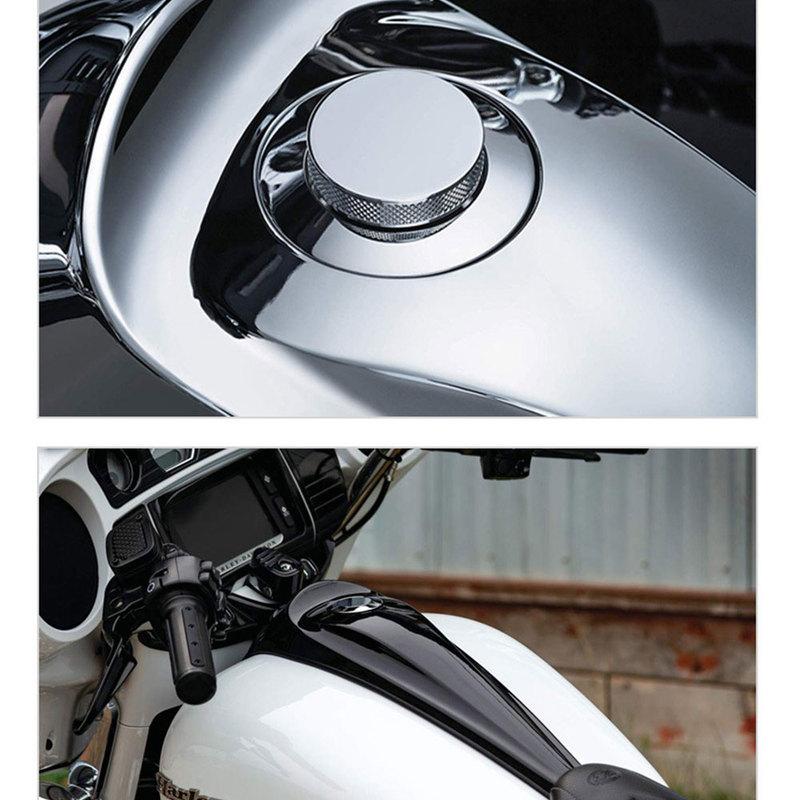 Fuel Gas Tank Oil Cap, Fuel Gas Cap For Harley Dyna Sportster XL1200 1100 883 48 Softail FXD FL FLT Big Twin Touring Road King