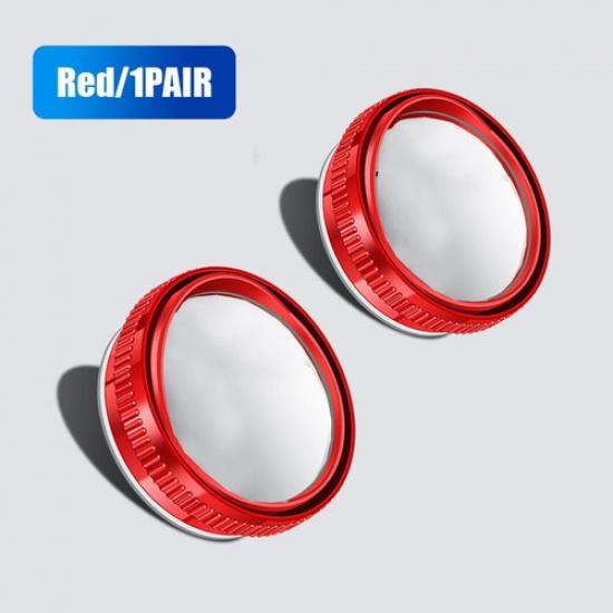 2Pcs 360° Blind Spot Mirror Car Reversing Rearview Mirror Small Circular Mirror