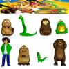 8 шт. Фигурки Pixar Hoppers Бобр План Превращения Милые Мультяшные Модели Игрушки Подарки Детям ПВХ Для Позы Артикулируемые Масштаб Детализированные Подвижные 2