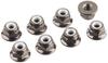 TAMIYA 4mm Flange Lock Nut 8 Pieces 54642 OP.1642 (Black)