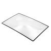 A5 Magnifying Reading Glass Lens Plate PVC Magnifying Glass Plate 180X120mm Book Page Bookmark Reading Tool