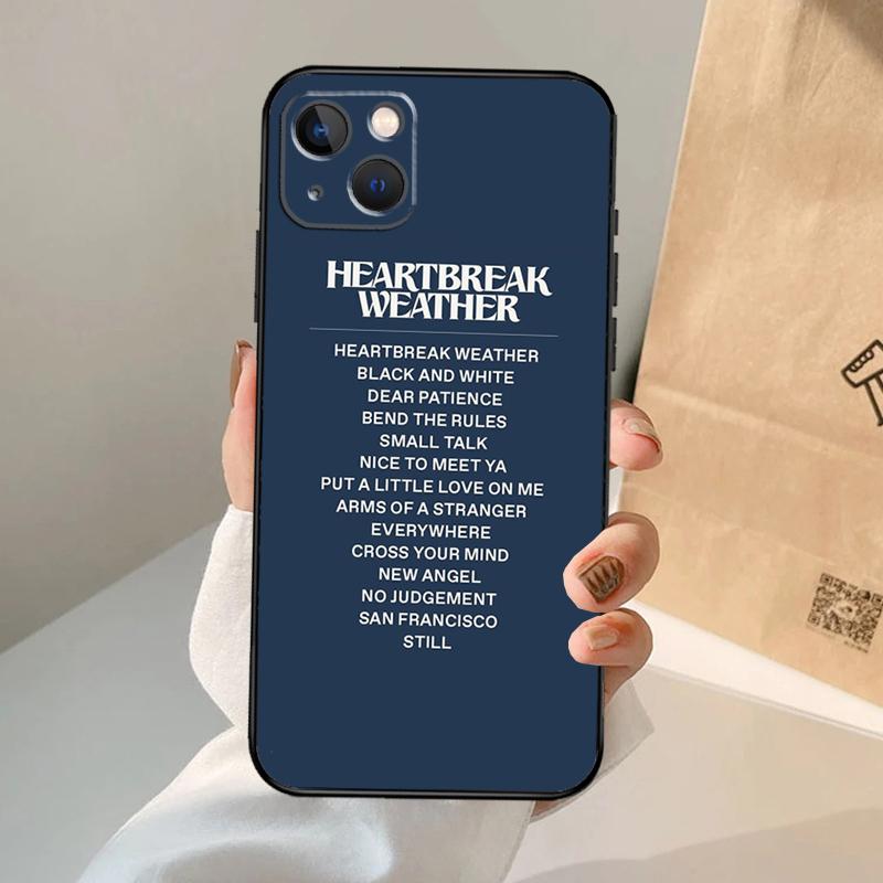 Niall Horan Heartbreak weather Phone Case For iPhone 17 Air 16 15 14 11 12 13 Pro Max 12 13 mini 15 16 Plus 16e Cover Coque