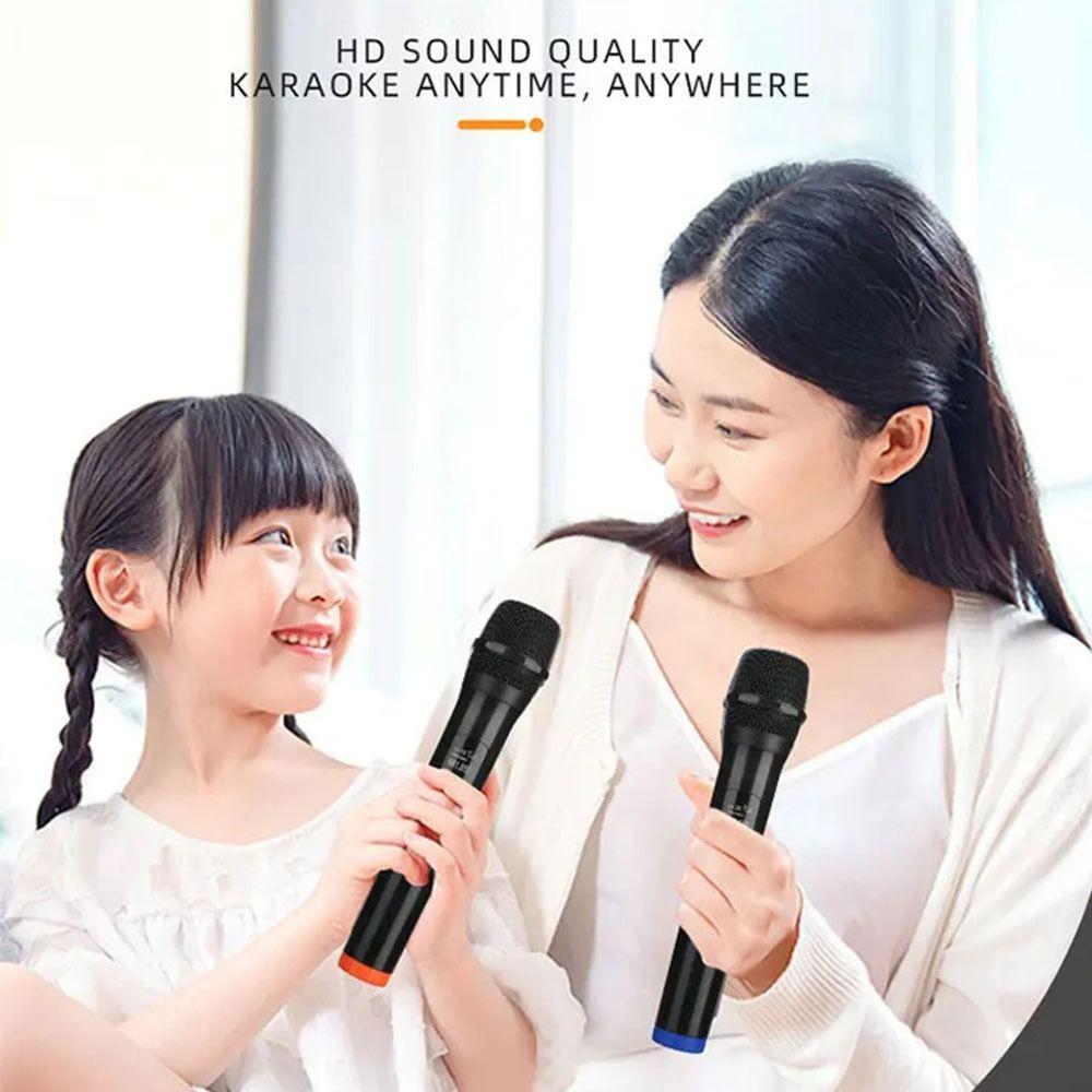Профессиональный ручной микрофон, одинарный/двойной, для караоке, беспроводной микрофон, наружное руководство