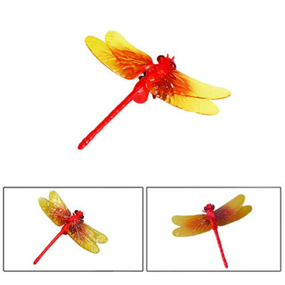 Jokes PVC 12cm Animal Model Dragonfly Action Figures Insects Model Dragonfly Model Animal Figures