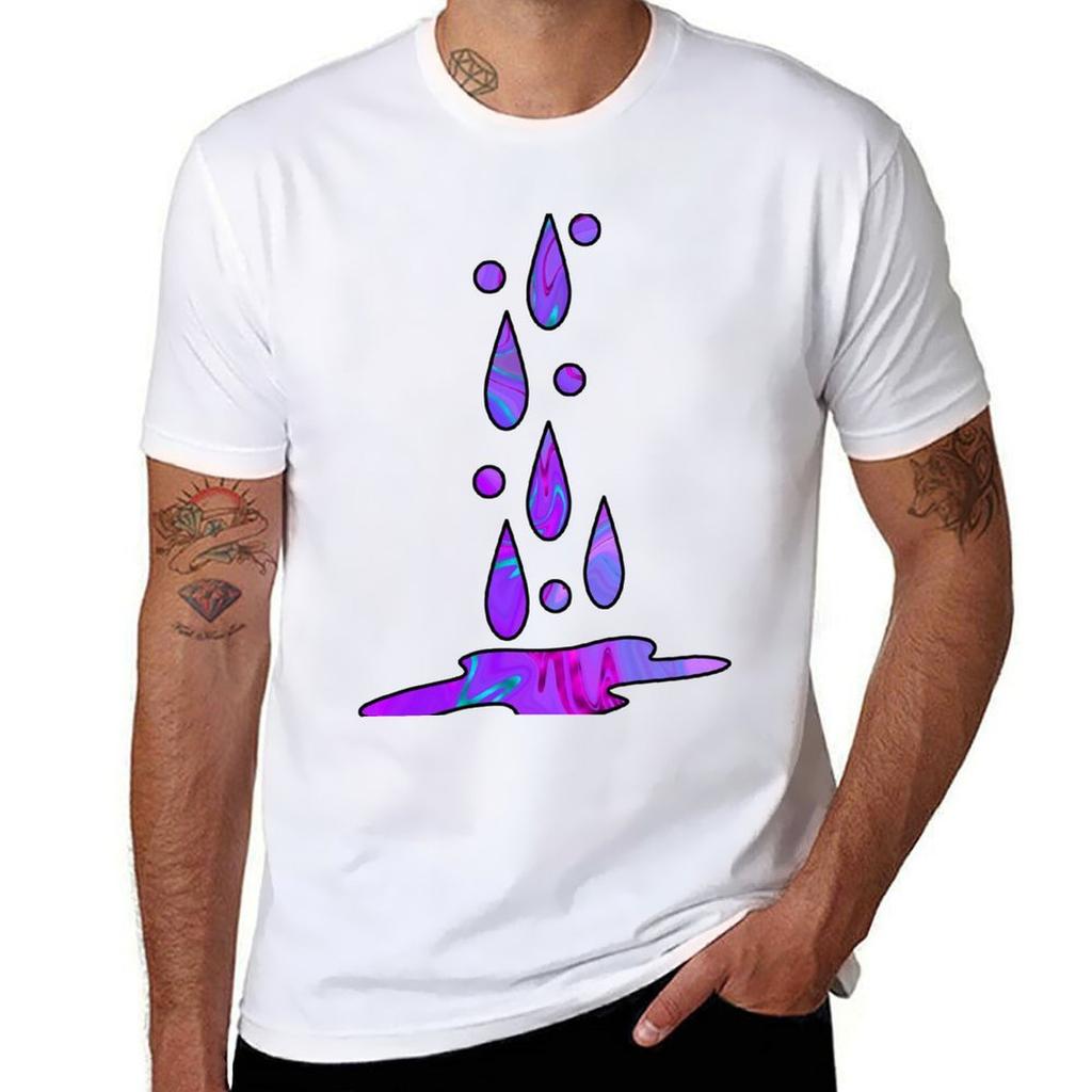 Lilac Tshirt Cool Feeling Summer Tee Shirt