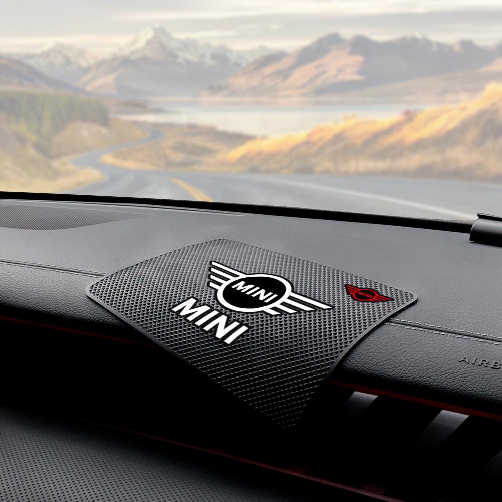 Silicone Car Dashboard Phone Toy Ornament Anti Slip Mat For Mini Cooper JCW Works F54 F55 F56 F57 F60 R50 R52 R53 R55 R56 R57 tnrjc00