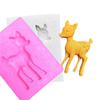  Силиконовая форма для сахарного ремесла «Олень» Инструменты из смолы Форма для выпечки кексов Инструменты для помадки