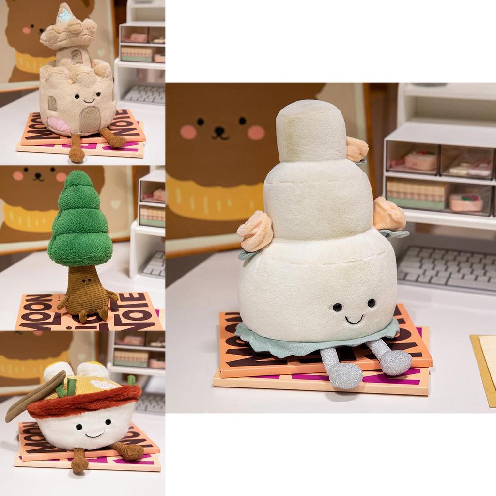 Unique Plush Toy 12cm Fun Ramen Noodle Shape Realistic And Creative Design