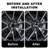 4Pcs Car Badge Hubcaps Hub Stickers Wheel Dust-proof Cover for Jeep Gladiator Grand Cherokee Compass Accessory Renegade Wrangler