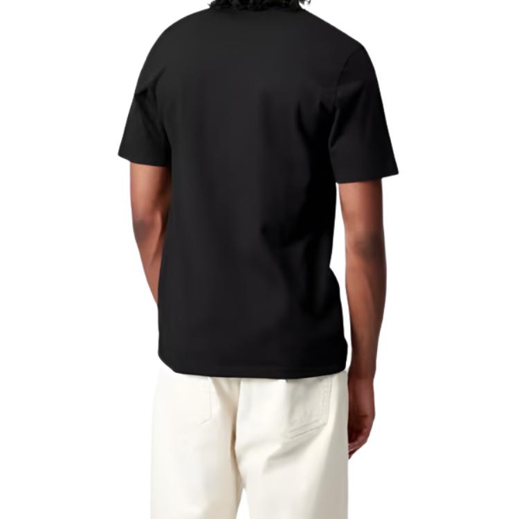 Carhartt WIP Модная мужская футболка с графической вышивкой, круглым вырезом и коротким рукавом I035207-89-XX