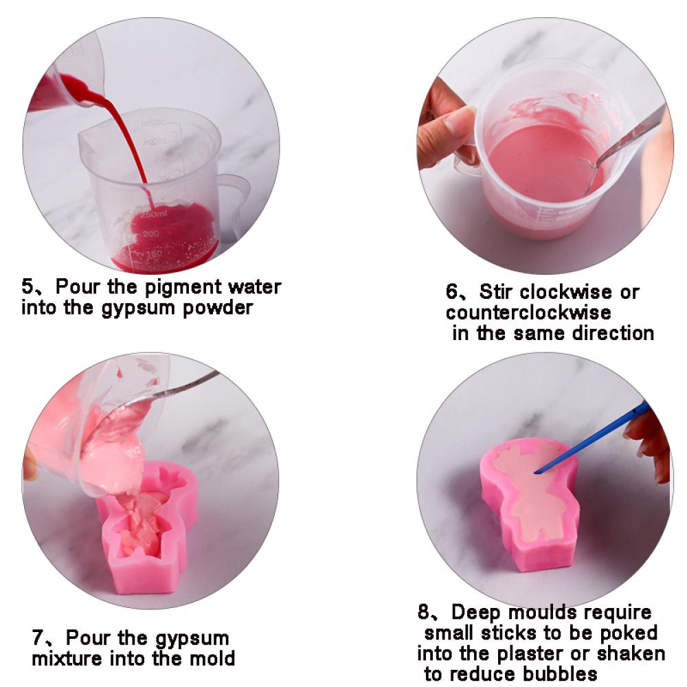 10ml Gypsum Cement Coloring Planter Pigment Gypsum Powder Color Concentrate Concrete Cement Plaster Mold Decoration Handmade