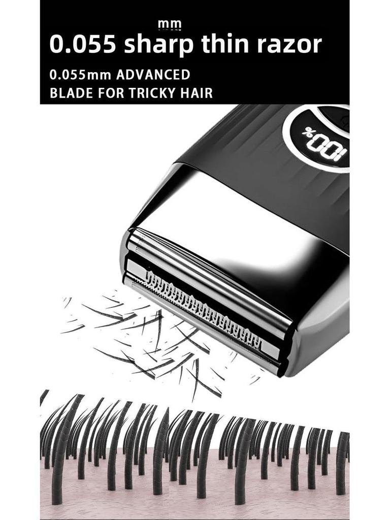 Мужская аккумуляторная моющаяся электробритва с тремя лезвиями