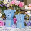 Cafetiere italienne - BIALETTI - Moka express - Collection Bridgerton - 3 tasses - 130 ml - Bleu / Fleurs