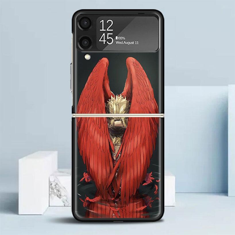 Чехол для телефона Hawks MHA My Hero A-Academy для Samsung Galaxy Z Flip7 Flip6 5G Flip5 Flip4 Flip3 ZFlip 7 6 3 4 5 Ударопрочный задний чехол