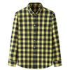 Men 'S Casual Loose All -Match Plaid Long -Sleeved Shirt Men