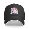 Cute Unicorn Cat Adorable Smiling Rainbow Kitty Essential T-Shirt Baseball Cap Golf Hat Man Custom Hat Hats For Men Women's