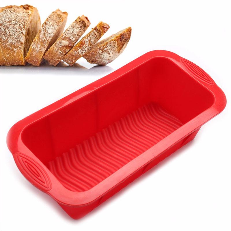 Silicone Loaf Mould Tin Baking Pan Muffin Bread Roasting Tray Mold Non Stick Cake Baking Mold ARI