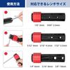 WORKPRO Hex Wrench Set with 150mm Adjustable Ball and Perfect for Bicycle Machine Furniture and Tightening and Loosening Bolts and Nuts Set, 9-Piece