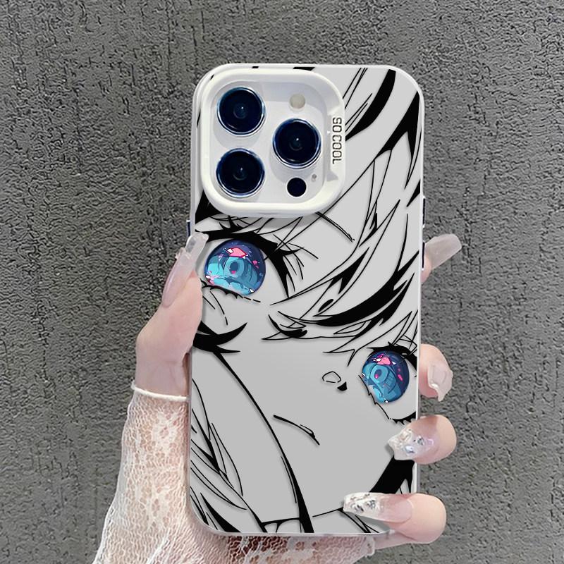 Аниме Девушка Певица Хацунэ Мику Матовый Чехол для iPhone 17 Air 16 E 15 14 Plus 13 12 Mini 11 Pro Max Акриловый Лист Силиконовая Крышка