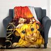 1pc Lion King Blanket Lightweight Flannel Throw for Sofa Bed Travel Camping Livingroom Office Couch Chair 1148KK