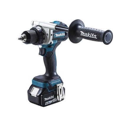 Аккумуляторная дрель-шуруповерт Makita 18 В 6 Ач, в комплекте 2 кейса DF486DRGX, синие батареи, зарядное устройство,