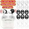 1/2/3 пары силиконовых насадок для наушников, защитные чехлы для Airpods Pro 3-го поколения, с отверстием для шумоподавления, амбушюры для Airpods Pro3