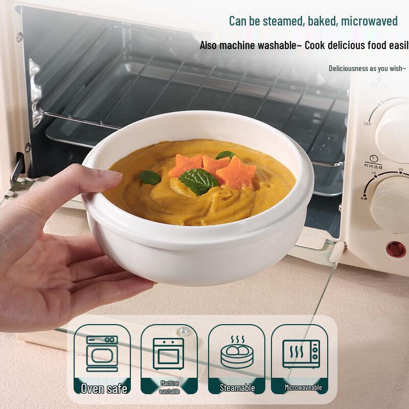 Ceramic Steaming Bowl with Lid