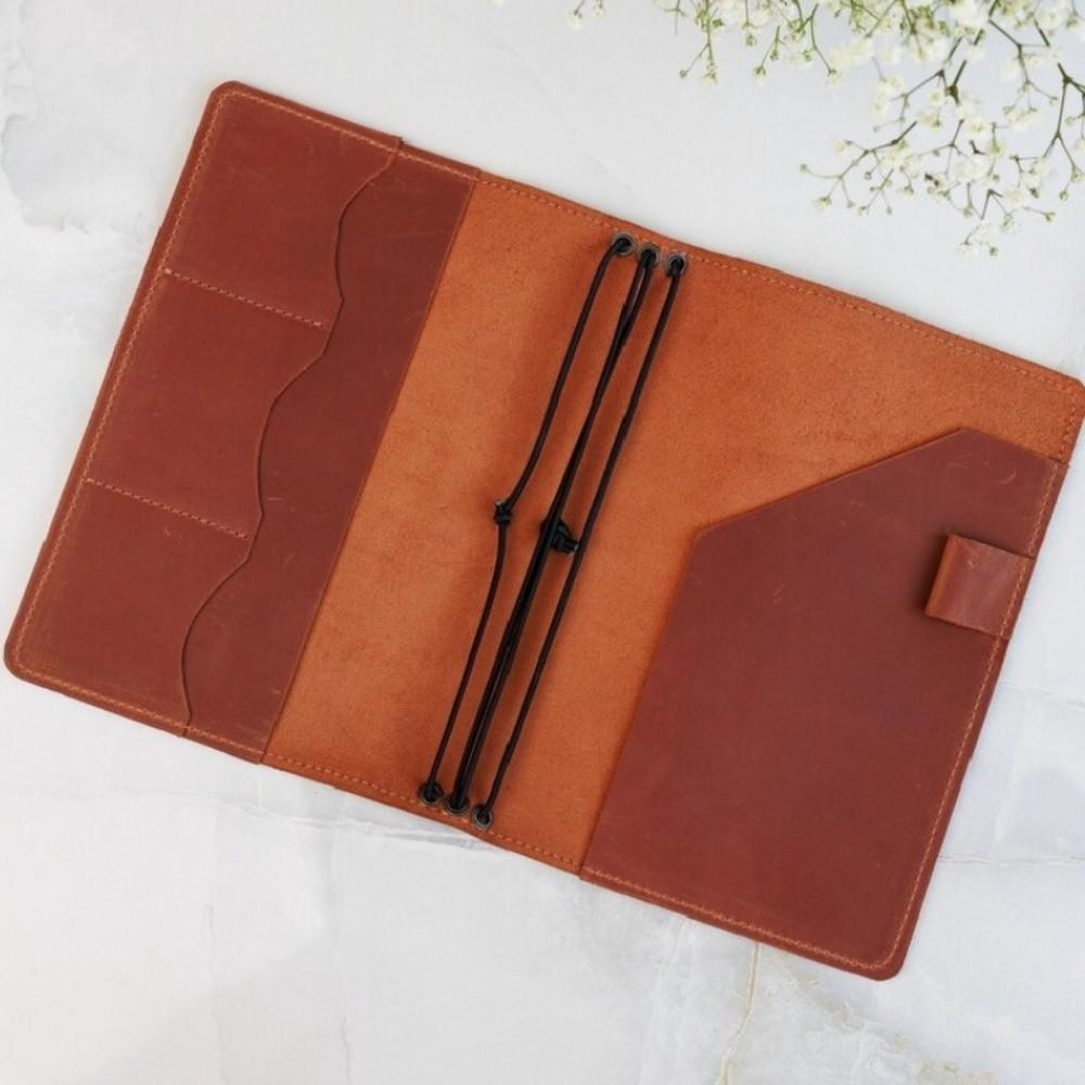 Refillable Notebook Organizer A5 Book Protective Cover Vintage Notebook Cover For Hobby