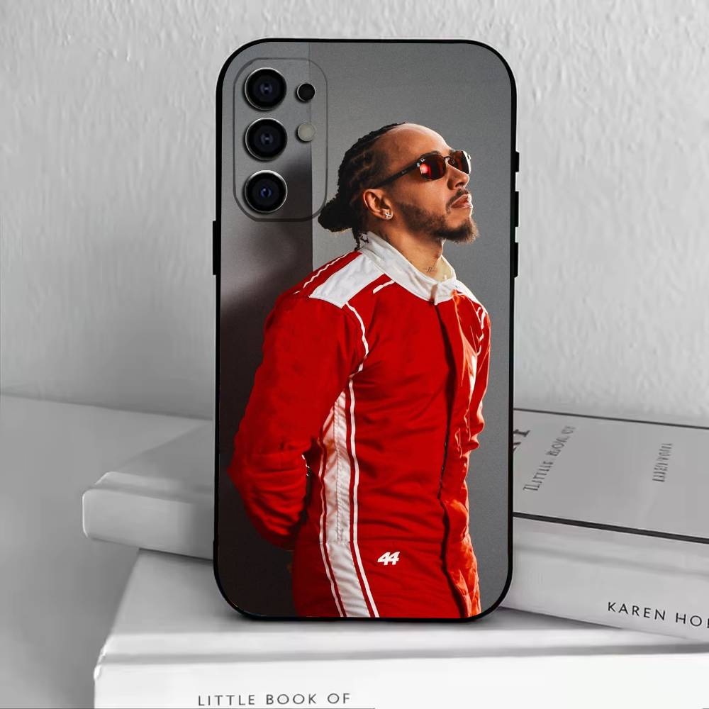 44 L-Lewis H-Hamilton Чехол для телефона Черный Силикон Мягкий Для Samsung S25,S24,S21,S22,S23,S30,Ultra,S20,Plus,Fe,Lite