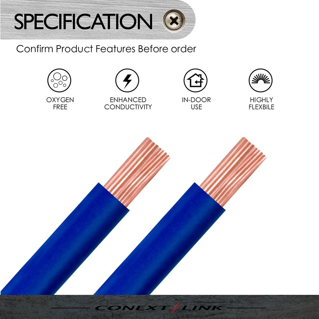 Conext Link PRW18BL25 OFC Primary Wire 25F 18 Gauge Blue 18 Gauge