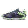 Puma Future Play 7 FG AG Пакет Lights Out Унисекс Кроссовки Черный Серый-Небо Электро-Фиолетовый 107939-03
