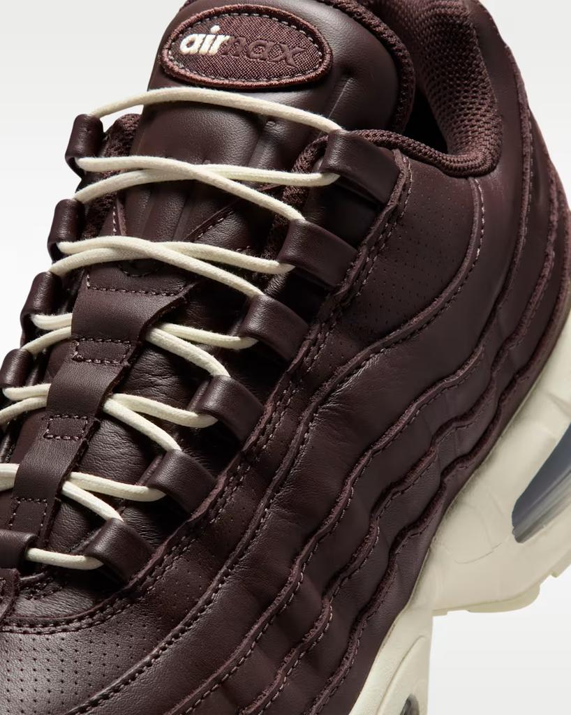 IM0696-200 Nike Air Max 95 Big Bubble Кожаный Барокко Коричневый Черный (Мужской)