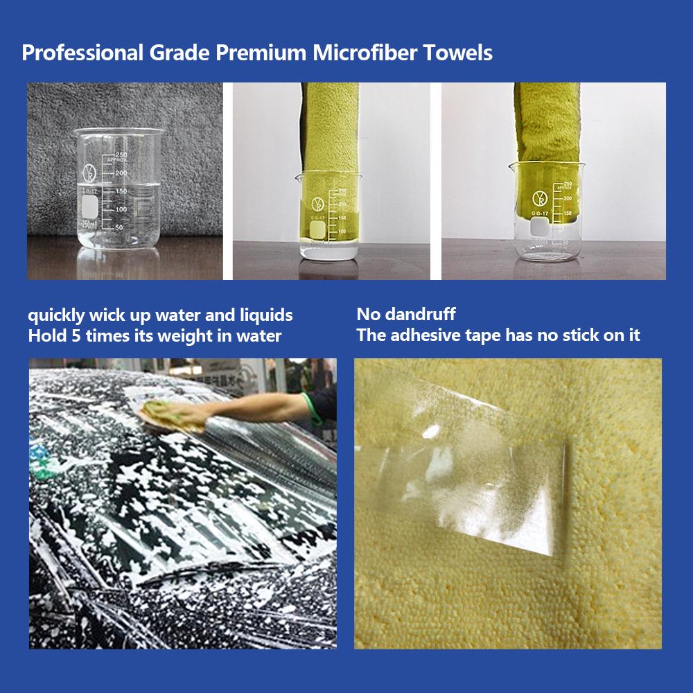 Super Absorbent Car Cleaning Towel Wiping Cloth Car Care Coral Velvet