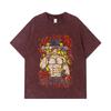 275 GSM Washed T-shirts 100% Cotton Seven Deadly Sins V4 Escanor Print Unisex Heavy Cotton T Shirt