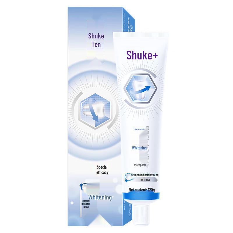 Набор осветляющей отбеливающей зубной пасты Shuke Natural