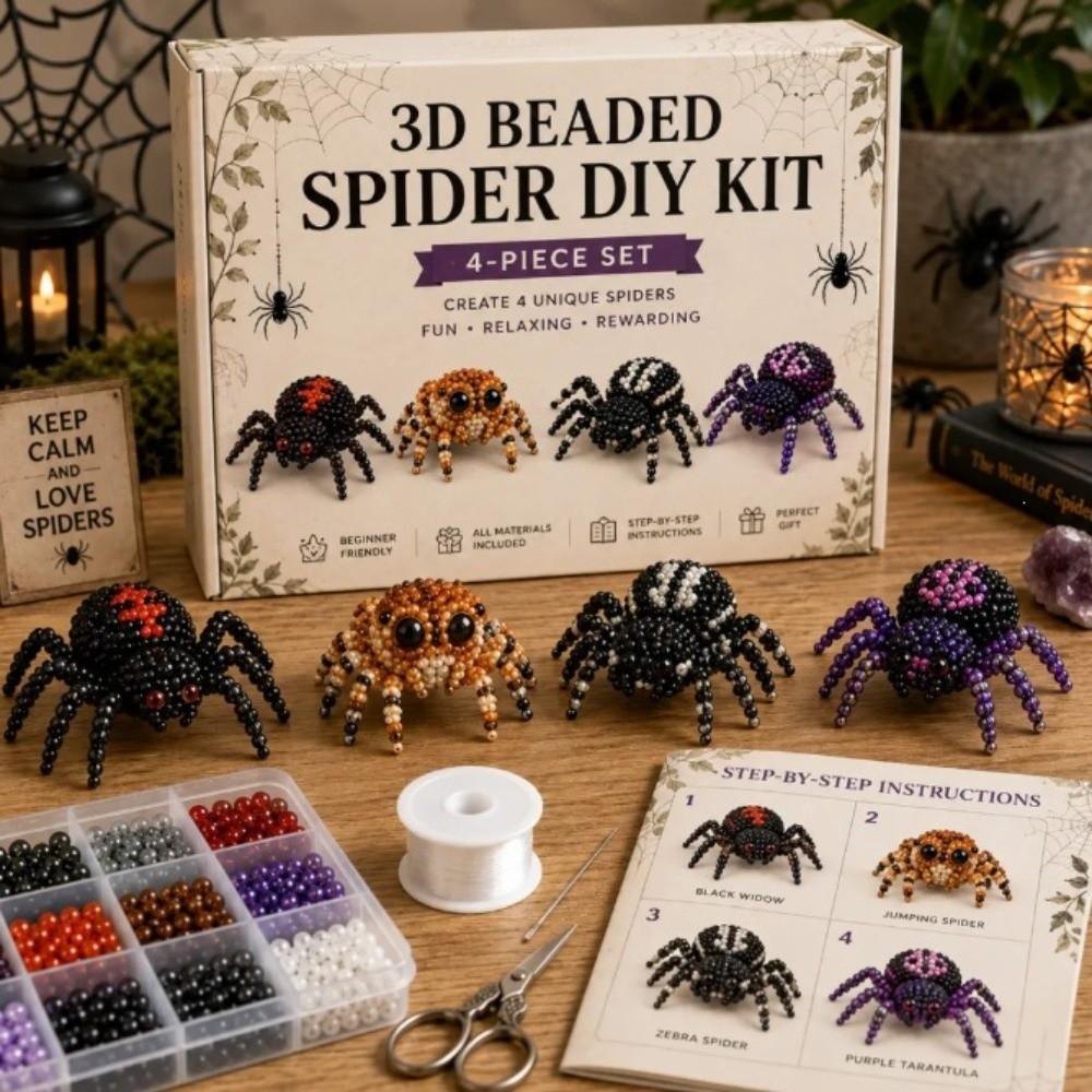 Beginner Friendly 3D Beaded Animal DIY Kit Plastic Beads Handmade Craft Kit Craft Making