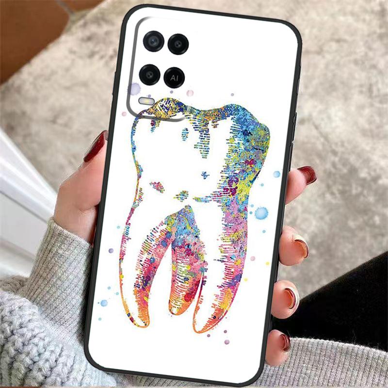 The Dentist Tooth Case For Oppo A60 A80 A40 A5 Pro A15 A16 A17 A57 A77 A94 A74 A54 A76 A96 A18 A38 A58 A78 A98