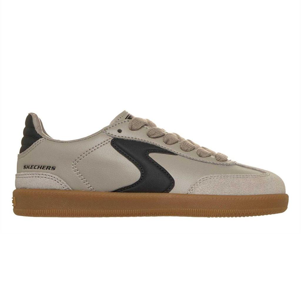 Skechers Boys Hotshot Varsity Leather Trainers
