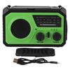 Emergency Radio 16000mAh Type C Solar Powered Hand Crank Charging Weather Radio with SOS Reminder