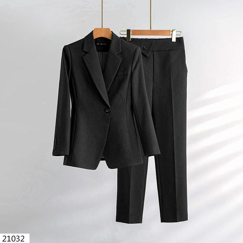 Women's Professional Blazer Suit Set - Spring/Autumn Workwear