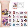 Новый набор из 20 шт. Мультяшные K-pop Охотники на демонов Руми Канг Временные татуировки-наклейки Руми Тату-наклейка Демонизация Для подарков на вечеринку